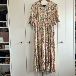 Who What Wear floral maxi dress